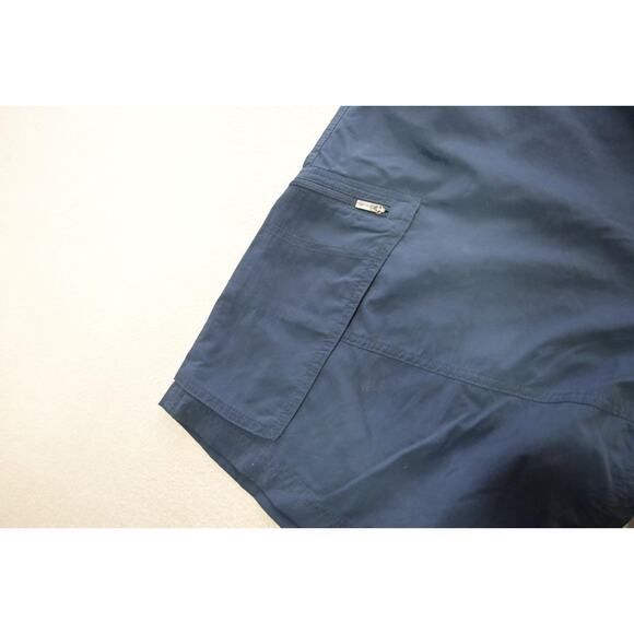 Columbia Omni-Shade Cargo Shorts Blue Fishing Hiking Camping Mens Size 42 - Picture 4 of 10